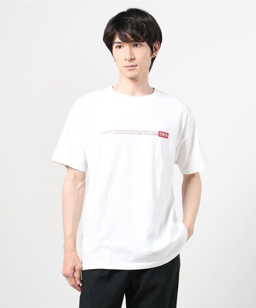 EDWIN(エドウィン)の「EDWIN エドウィン プリント半袖Tシャツ(Tシャツ/カットソー・メンズ・ホワイト・L/M/XL)」の4枚目の写真