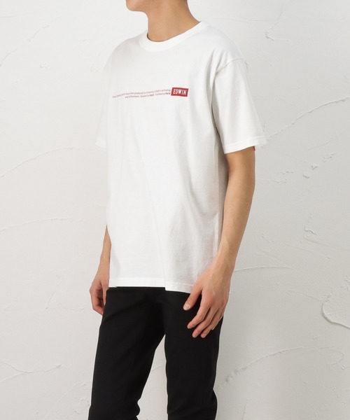 EDWIN(エドウィン)の「EDWIN エドウィン プリント半袖Tシャツ(Tシャツ/カットソー・メンズ・ホワイト・L/M/XL)」の7枚目の写真
