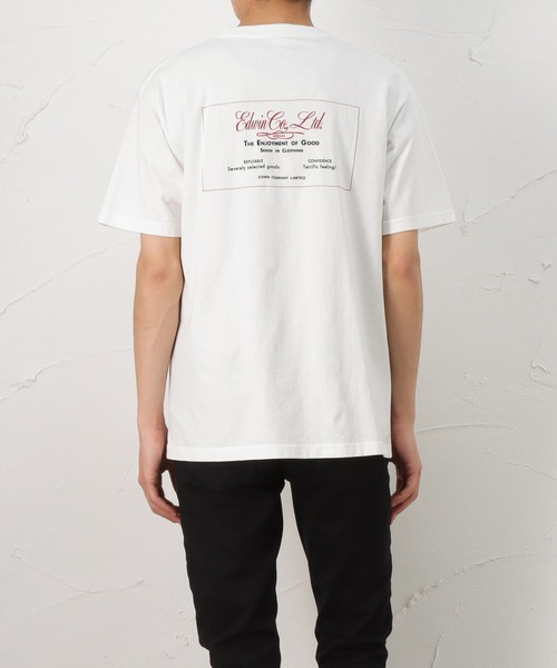 EDWIN(エドウィン)の「EDWIN エドウィン プリント半袖Tシャツ(Tシャツ/カットソー・メンズ・ホワイト・L/M/XL)」の3枚目の写真