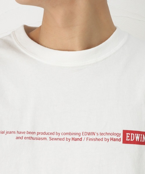 EDWIN(エドウィン)の「EDWIN エドウィン プリント半袖Tシャツ(Tシャツ/カットソー・メンズ・ホワイト・L/M/XL)」の9枚目の写真