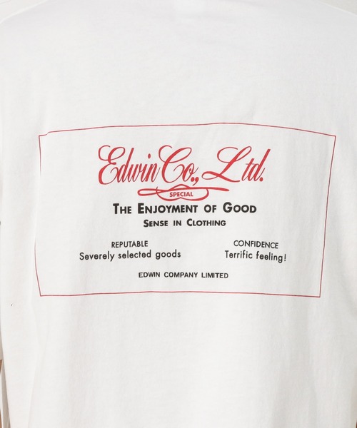 EDWIN(エドウィン)の「EDWIN エドウィン プリント半袖Tシャツ(Tシャツ/カットソー・メンズ・ホワイト・L/M/XL)」の14枚目の写真
