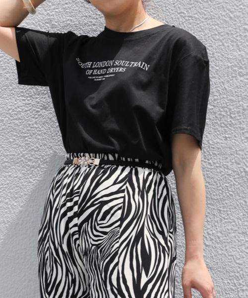 ap retro(アプレトロ)の「ロゴTシャツ【ZOZO限定アイテム】(Tシャツ/カットソー・レディース・ホワイト/ブラック・FREE)」の21枚目の写真