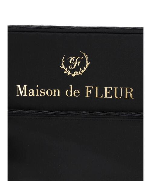 Maison de FLEUR（メゾンドフルール）の「サテンリボンPCケースM（その他小物・レディース・ブラック/ピンクベージュ・FREE）」の10枚目の写真