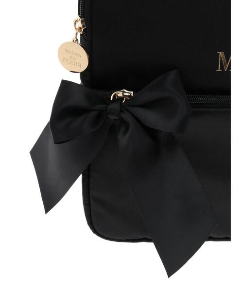 Maison de FLEUR（メゾンドフルール）の「サテンリボンPCケースM（その他小物・レディース・ブラック/ピンクベージュ・FREE）」の9枚目の写真