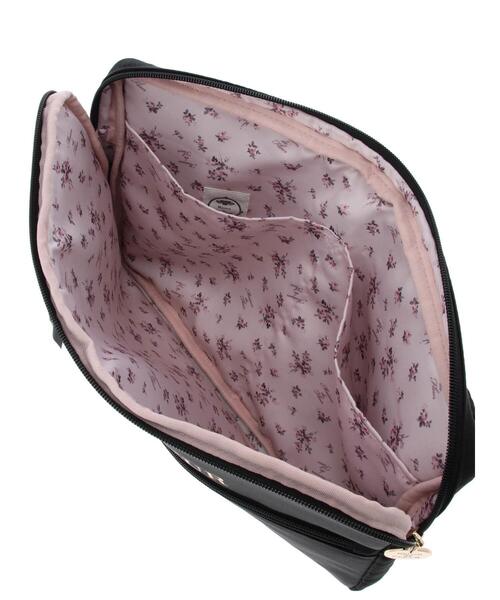 Maison de FLEUR（メゾンドフルール）の「サテンリボンPCケースM（その他小物・レディース・ブラック/ピンクベージュ・FREE）」の8枚目の写真