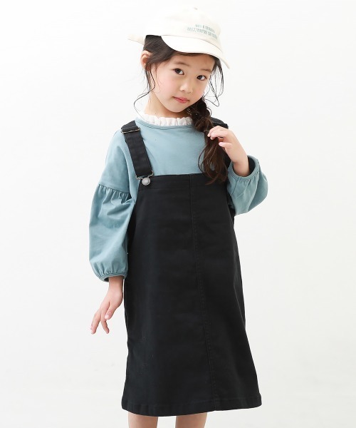 devirock(デビロック)の「ジャンパースカート(ジャンパースカート・キッズ・ネイビー/ブラック/ベージュ/カーキ/ブルー系その他・150cm/130cm/160cm/110cm/100cm/120cm/140cm)」の2枚目の写真