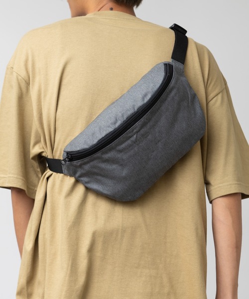 United Athle（ユナイテッドアスレ）の「【United Athle】600D ポリエステル ボディバッグ ヒップバッグ ウェストポーチ 1478（ボディバッグ/ウエストポーチ・メンズ・オリーブ/ブラック/ネイビー/ヘザーチャコール・FREE）」の15枚目の写真