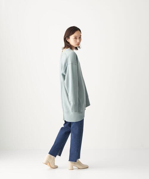 CITEN(シテン)の「<CITEN(シテン)>デニムハイライズスリットスラックス デニムパンツ(デニムパンツ・レディース・ブラック/コバルトブルー・S/M)」の10枚目の写真