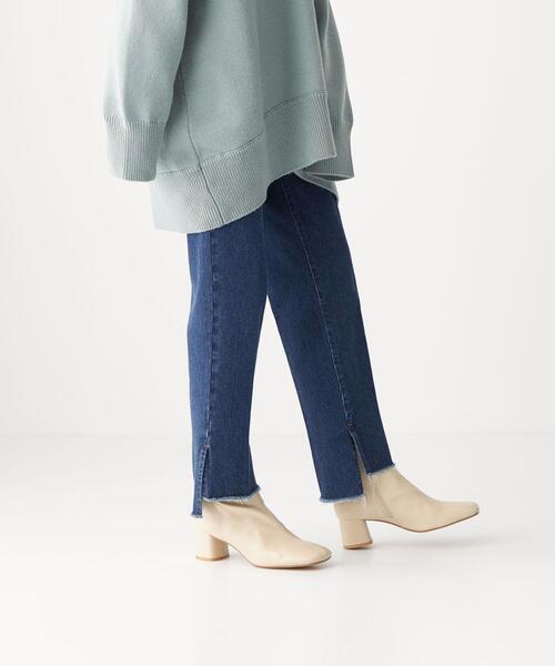 CITEN(シテン)の「<CITEN(シテン)>デニムハイライズスリットスラックス デニムパンツ(デニムパンツ・レディース・ブラック/コバルトブルー・S/M)」の13枚目の写真