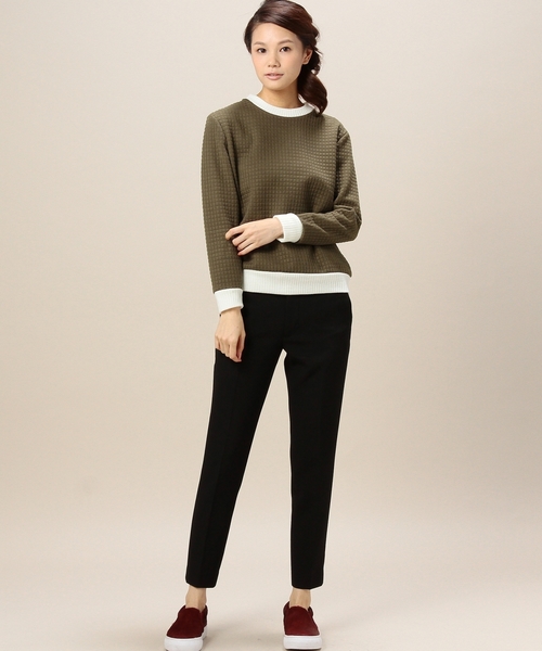 BEAUTY&YOUTH UNITED ARROWS（ビューティーアンドユースユナイテッドアローズ）の「BYBC カットキルトプルオーバー◆（その他トップス・レディース・オフホワイト/グレー/オリーブ・フリー）」の14枚目の写真