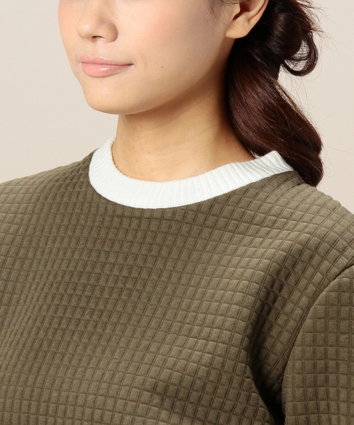 BEAUTY&YOUTH UNITED ARROWS（ビューティーアンドユースユナイテッドアローズ）の「BYBC カットキルトプルオーバー◆（その他トップス・レディース・オフホワイト/グレー/オリーブ・フリー）」の5枚目の写真