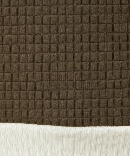 BEAUTY&YOUTH UNITED ARROWS（ビューティーアンドユースユナイテッドアローズ）の「BYBC カットキルトプルオーバー◆（その他トップス・レディース・オフホワイト/グレー/オリーブ・フリー）」の7枚目の写真