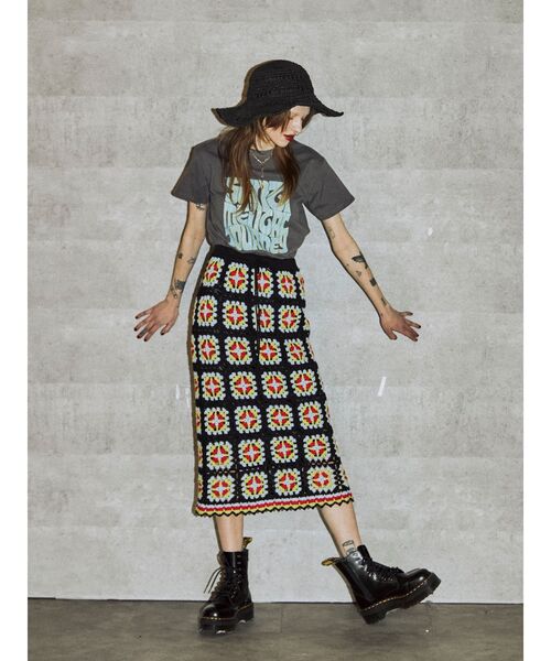 jouetie（ジュエティ）の「Hippieゼブラロゴ Tシャツ（Tシャツ/カットソー・レディース・ブラック/ピンク・MEDIUM）」の9枚目の写真