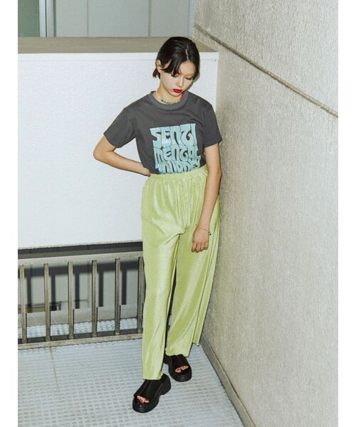 jouetie（ジュエティ）の「Hippieゼブラロゴ Tシャツ（Tシャツ/カットソー・レディース・ブラック/ピンク・MEDIUM）」の13枚目の写真