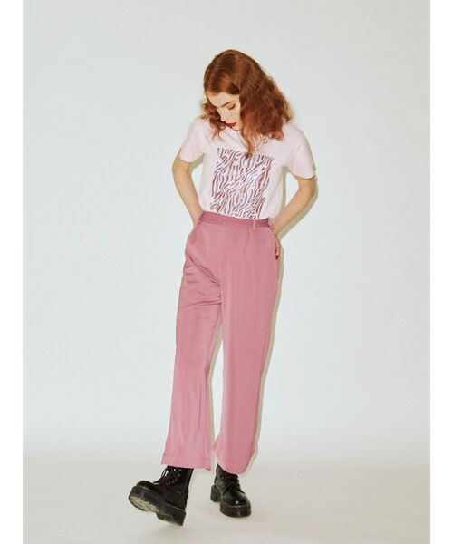 jouetie（ジュエティ）の「Hippieゼブラロゴ Tシャツ（Tシャツ/カットソー・レディース・ブラック/ピンク・MEDIUM）」の18枚目の写真