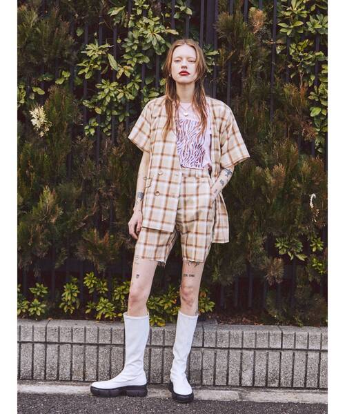 jouetie（ジュエティ）の「Hippieゼブラロゴ Tシャツ（Tシャツ/カットソー・レディース・ブラック/ピンク・MEDIUM）」の7枚目の写真