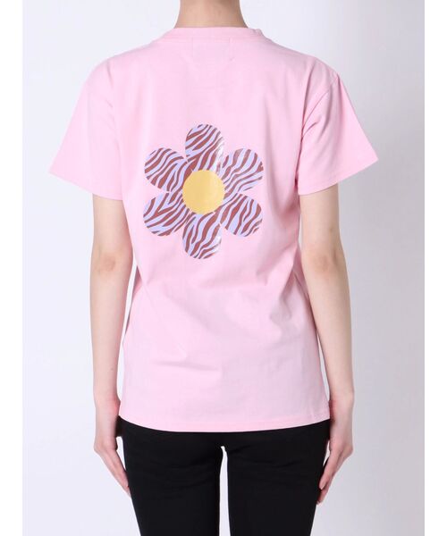 jouetie（ジュエティ）の「Hippieゼブラロゴ Tシャツ（Tシャツ/カットソー・レディース・ブラック/ピンク・MEDIUM）」の21枚目の写真