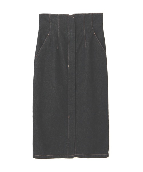 PROPORTION BODY DRESSING（プロポーションボディドレッシング）の「ハイウエストタイトデニムジャンスカ / 1211240803（ワンピース・レディース・ブラック/グレー/ダークネイビー・MEDIUM/SMALL）」の19枚目の写真