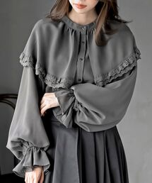 rps | ケープ衿キャンディー袖ブラウス(シャツ/ブラウス)