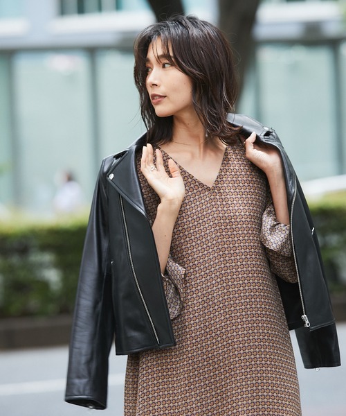 RIVE DROITE（リヴドロワ）の「美シルエット/ライダースジャケット