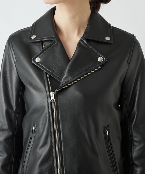 リヴドロワ　レザーライダースジャケット RIVE DROITE（リヴドロワ）の「美シルエット/ライダース