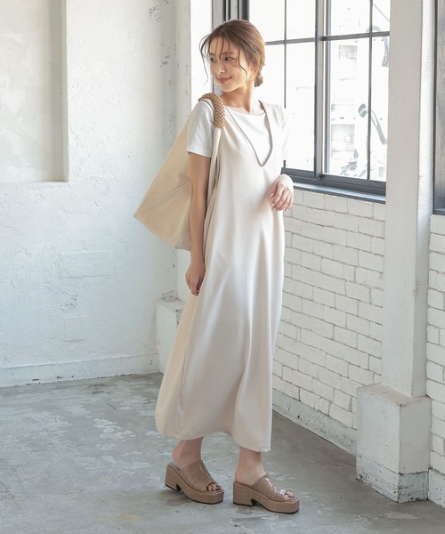 KOBE LETTUCE（コウベレタス）の「スクエアトゥプラットフォーム厚底サボサンダル（サンダル・レディース・ホワイト/ブラック/ベージュ系その他・M/LL/L/S）」の10枚目の写真