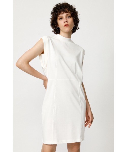 SLY（スライ）の「ROLL UP SLEEVE MINI OP ロールアップスリーブ ミニ ワンピース（ワンピース・レディース・ホワイト/ブラック/ブラウン・2/1）」の2枚目の写真