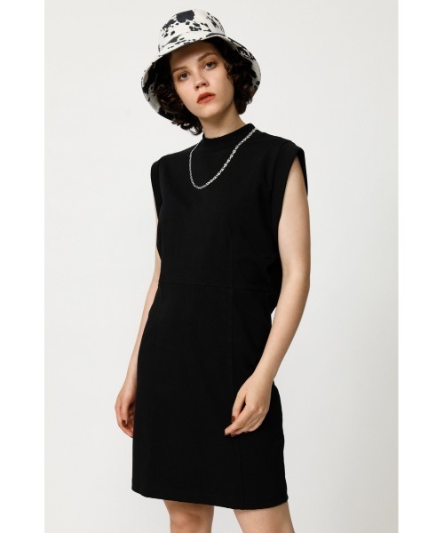 SLY（スライ）の「ROLL UP SLEEVE MINI OP ロールアップスリーブ ミニ ワンピース（ワンピース・レディース・ホワイト/ブラック/ブラウン・2/1）」の3枚目の写真