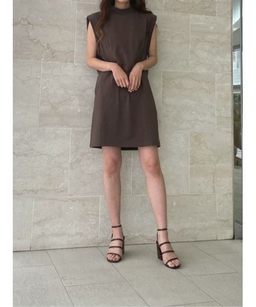 SLY（スライ）の「ROLL UP SLEEVE MINI OP ロールアップスリーブ ミニ ワンピース（ワンピース・レディース・ホワイト/ブラック/ブラウン・2/1）」の18枚目の写真