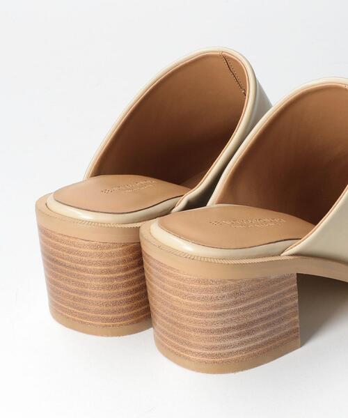 BEAUTY&YOUTH UNITED ARROWS（ビューティーアンドユースユナイテッドアローズ）の「BY スクエアトゥ サボ（その他シューズ・レディース・ベージュ/ブラック・36/37/38）」の7枚目の写真