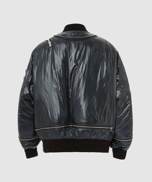 TAKAHIROMIYASHITATheSoloIst.（タカヒロミヤシタザソロイスト）の「space flight jacket.（ブルゾン・メンズ・ブラック・44/46）」の2枚目の写真