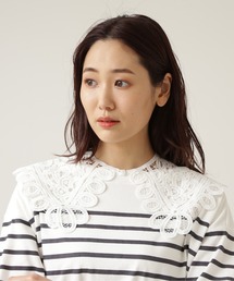 NATURAL BEAUTY BASIC | バテンレースカラーチョーカー(付け襟)