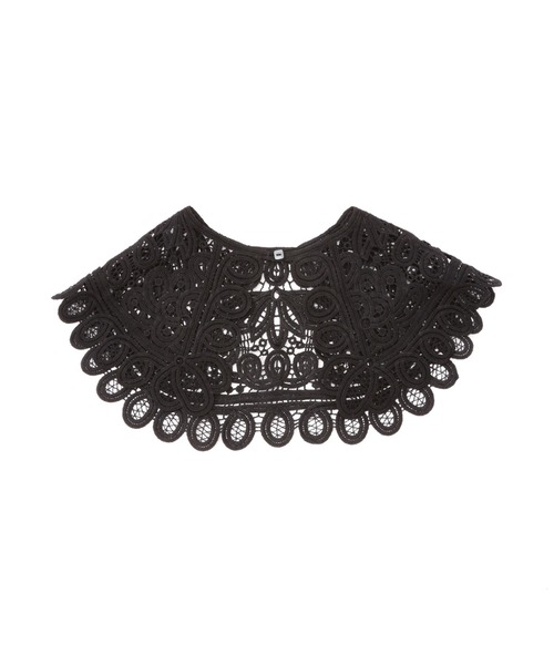 NATURAL BEAUTY BASIC（ナチュラルビューティーベーシック）の「バテンレースカラーチョーカー（付け襟・レディース・ホワイト/ブラック・ﾌﾘ-）」の13枚目の写真