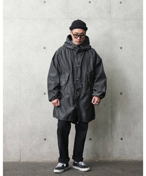 米軍スノーカモ　オリジナル黒染め　レア　ヴィンテージ MILITARY（ミリタリー）の「実物 新品 デッドストック 米軍 スノーカモ