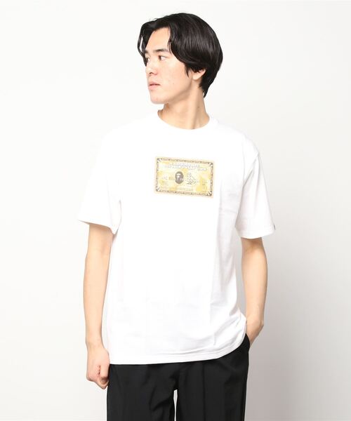 OVO "OCTOBER VERY OWN"（オービーオー　　オクトーバーベリーオウン）の「BAPE X OVO CARD TEE M（Tシャツ/カットソー・メンズ・ホワイト/ブラック・LARGE）」の4枚目の写真