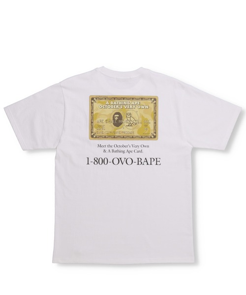 OVO "OCTOBER VERY OWN"（オービーオー　　オクトーバーベリーオウン）の「BAPE X OVO CARD TEE M（Tシャツ/カットソー・メンズ・ホワイト/ブラック・LARGE）」の3枚目の写真