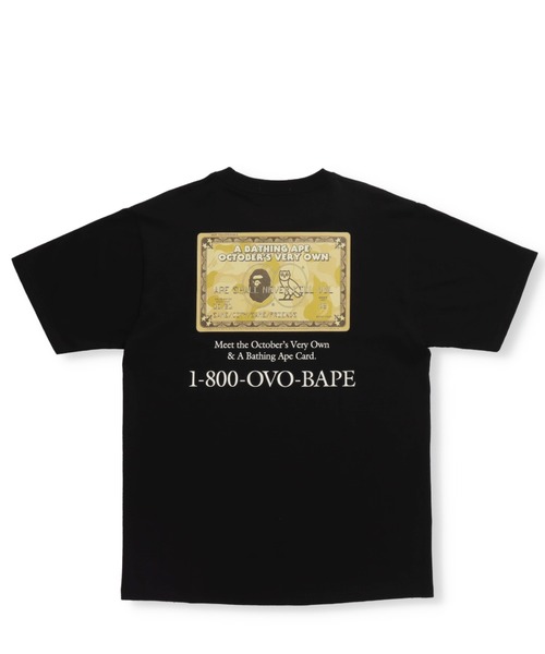 OVO "OCTOBER VERY OWN"（オービーオー　　オクトーバーベリーオウン）の「BAPE X OVO CARD TEE M（Tシャツ/カットソー・メンズ・ホワイト/ブラック・LARGE）」の7枚目の写真