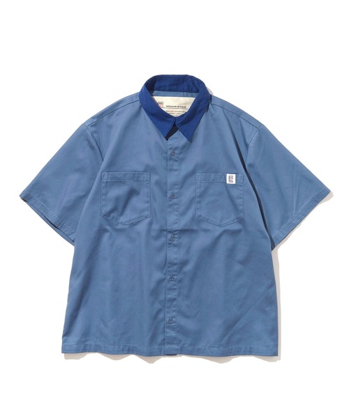 BIG BILL(ビッグビル)の「BIG BILL Twill Work shirt (ビッグビル ツイルワークシャツ)(3colors)(Men's)(R58591)(シャツ/ブラウス・メンズ・アイボリー/ブルー/ブラック・XL/L)」の3枚目の写真