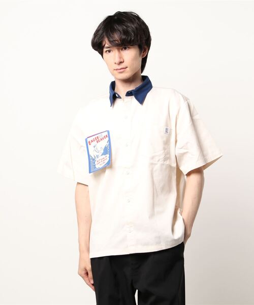 BIG BILL(ビッグビル)の「BIG BILL Twill Work shirt (ビッグビル ツイルワークシャツ)(3colors)(Men's)(R58591)(シャツ/ブラウス・メンズ・アイボリー/ブルー/ブラック・XL/L)」の18枚目の写真