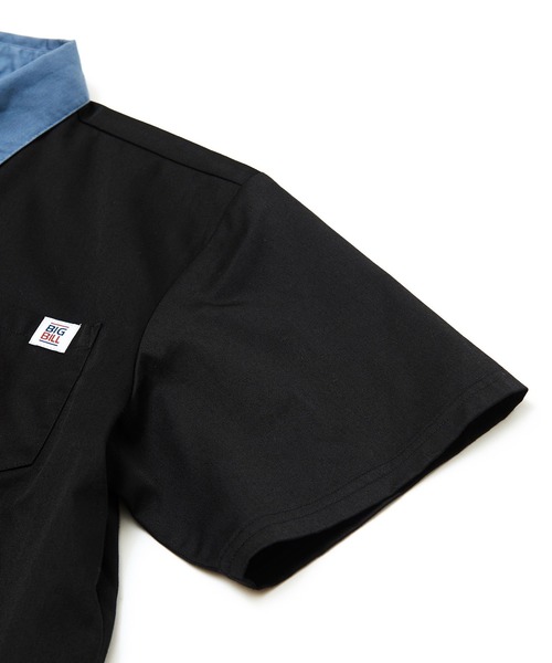 BIG BILL(ビッグビル)の「BIG BILL Twill Work shirt (ビッグビル ツイルワークシャツ)(3colors)(Men's)(R58591)(シャツ/ブラウス・メンズ・アイボリー/ブルー/ブラック・XL/L)」の14枚目の写真