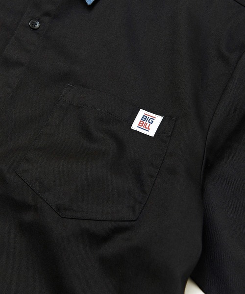 BIG BILL(ビッグビル)の「BIG BILL Twill Work shirt (ビッグビル ツイルワークシャツ)(3colors)(Men's)(R58591)(シャツ/ブラウス・メンズ・アイボリー/ブルー/ブラック・XL/L)」の15枚目の写真