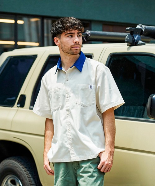 BIG BILL(ビッグビル)の「BIG BILL Twill Work shirt (ビッグビル ツイルワークシャツ)(3colors)(Men's)(R58591)(シャツ/ブラウス・メンズ・アイボリー/ブルー/ブラック・XL/L)」の6枚目の写真
