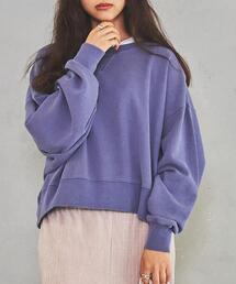 coen | ピグメント裏毛クロップドスウェット(スウェット)