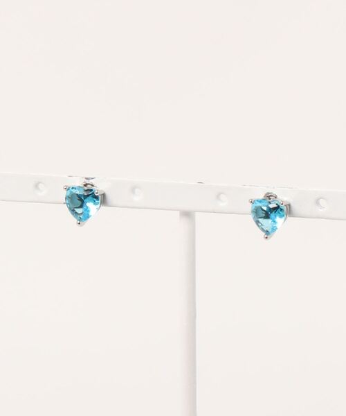 Ein(アイン)の「【Ein】ミニハートピアス(ピアス(両耳用)・レディース・ホワイト/パープル/レッド/ピンク/イエロー/ブルー/グリーン・FREE)」の4枚目の写真