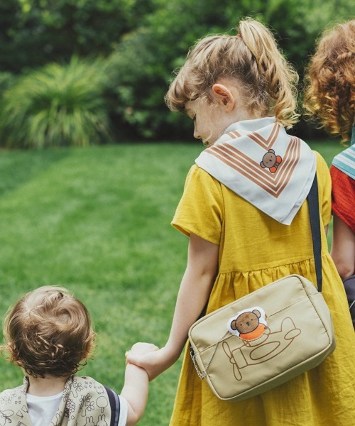 studio CLIP（スタディオクリップ）の「チャームインショルダーバッグ〔Dick Brunaコラボ〕（ショルダーバッグ・レディース・ブラック/ベージュ・FREE）」の2枚目の写真