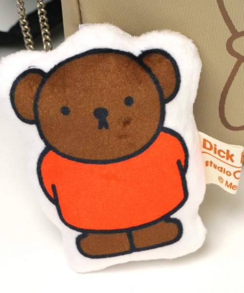 studio CLIP（スタディオクリップ）の「チャームインショルダーバッグ〔Dick Brunaコラボ〕（ショルダーバッグ・レディース・ブラック/ベージュ・FREE）」の8枚目の写真