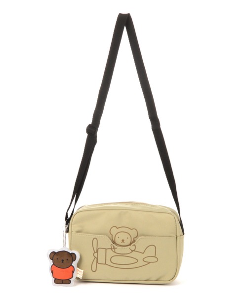 studio CLIP（スタディオクリップ）の「チャームインショルダーバッグ〔Dick Brunaコラボ〕（ショルダーバッグ・レディース・ブラック/ベージュ・FREE）」の6枚目の写真