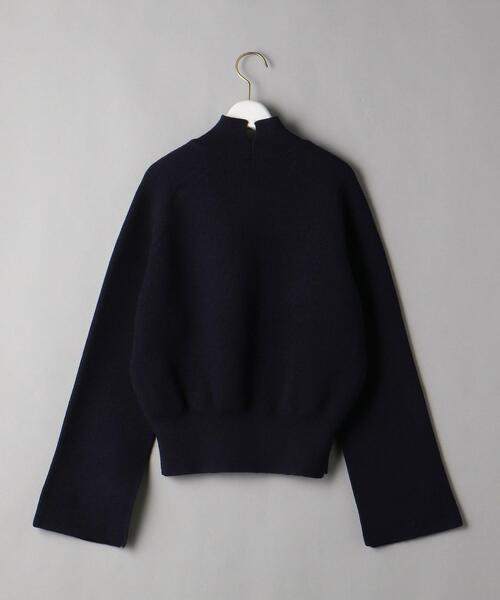 PHEENY（フィーニー）の「＜PHEENY＞スリットハイネック プルオーバーニット/ネイビー Ψ ∴（ニット/セーター・レディース・ネイビー・FREE）」の2枚目の写真