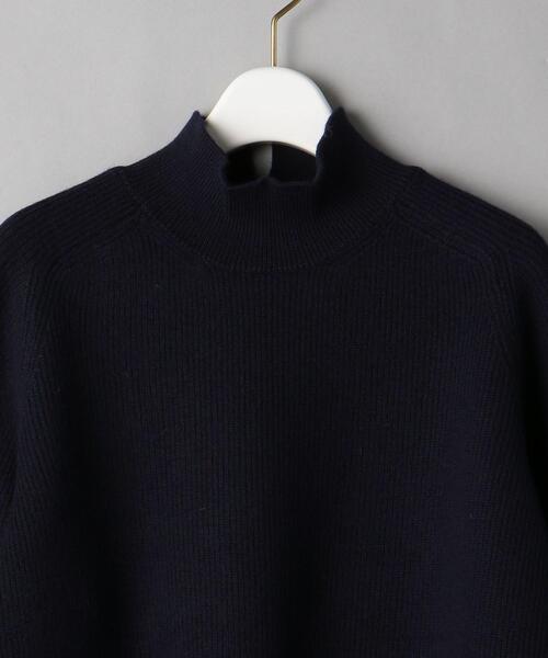 PHEENY（フィーニー）の「＜PHEENY＞スリットハイネック プルオーバーニット/ネイビー Ψ ∴（ニット/セーター・レディース・ネイビー・FREE）」の3枚目の写真