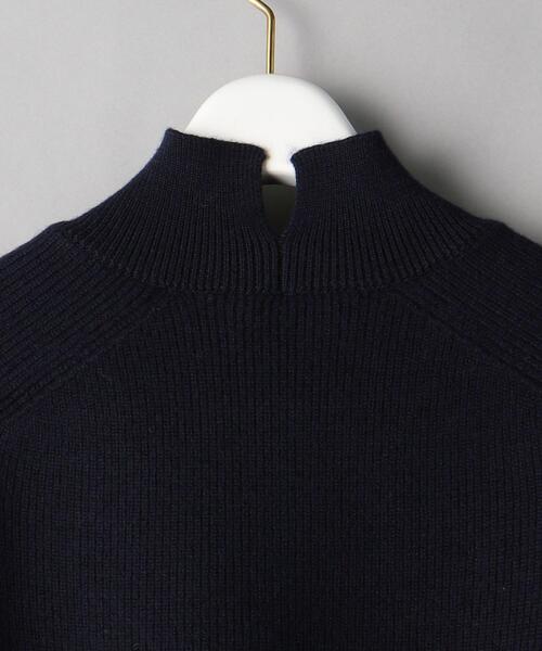 PHEENY（フィーニー）の「＜PHEENY＞スリットハイネック プルオーバーニット/ネイビー Ψ ∴（ニット/セーター・レディース・ネイビー・FREE）」の4枚目の写真